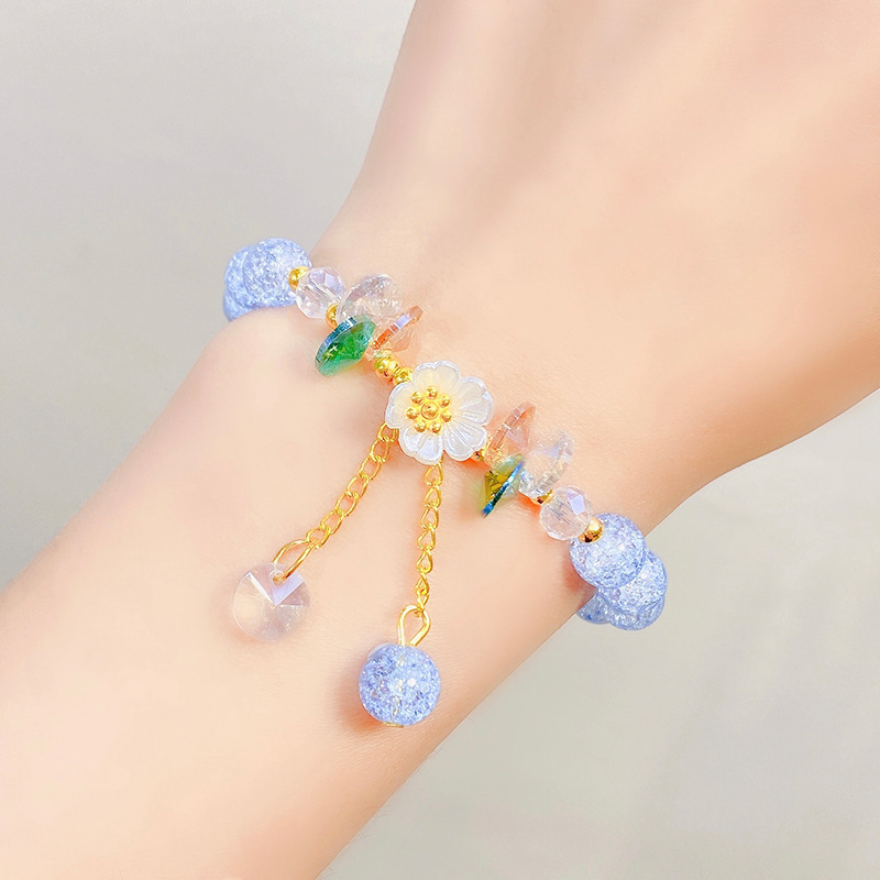 Bracelets Enfants NyxSeat Lot De 12 - Bracelets Bois Multicolore Pour Filles, Cadeau Fête