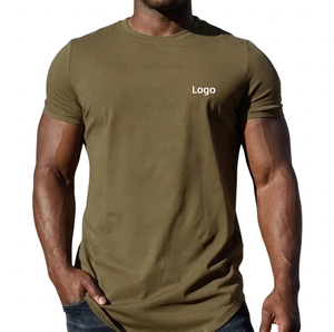 Activewear Factory Custom Plus Size Cool Touch Screen Print Outdoor Sports Breathable Microfiber Elastic Fast Dry <b>Tshirts</b> - Product Image 1