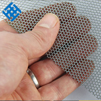Tôle perforée mince 1mm trou SS panneaux perforés maille en acier pour grilles de haut-parleur