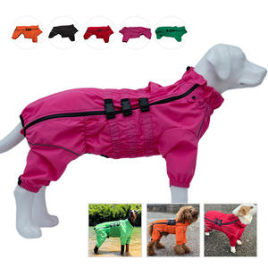 Jas hujan anjing antiair grosir Dropshipping pakaian hewan peliharaan untuk anjing kecil hingga Besar Teddy Bulldog pakaian berkaki empat - Product Image 2