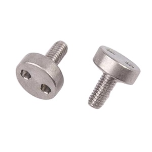Tùy chỉnh thép không gỉ 18-8 A286 inox SS201 304 316 316L <span class=keywords><strong>A2</strong></span> A4 hai lỗ rắn mắt lợn mũi phẳng đầu chống trộm an ninh vít - Product Image 4