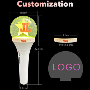 แท่งไฟเรืองแสง <span class=keywords><strong>Kpop</strong></span> แบบกำหนดเองจากโรงงาน OEM สำหรับคอนเสิร์ต แท่งไฟส่วนตัวสำหรับแฟนคลับ ใช้เชียร์ในงานพบปะแฟน - Product Image 5