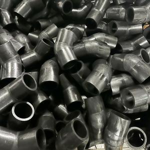 <span class=keywords><strong>Sdr11</strong></span>/sdr13.6/sdr17/sdr21/sdr26 tất cả các loại <span class=keywords><strong>PE</strong></span> HDPE phụ kiện đường ống nước nóng chảy Hàn 45 độ khuỷu tay - Product Image 1