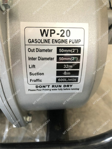 Pompe à eau agricole à essence WP20 6,5 CV 2 pouces pour l'irrigation, fournie directement par l'usine - Product Image 6