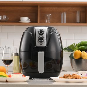 Fournisseur d'échantillons gratuits - <span class=keywords><strong>Friteuse</strong></span> à air - Revêtement antiadhésif PTFE - Contrôle manuel - Nettoyage facile - Cuisson rapide - Toucher froid - Product Image 1