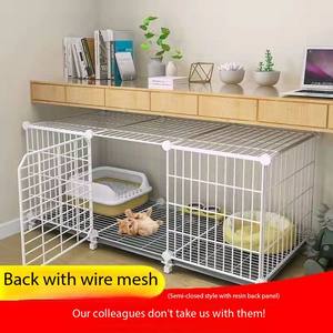 Sólido gato gaiola WC com bandeja de plástico e caixa Eco-Friendly respirável interior estilo aberto gabinete para gatos domésticos - Product Image 2