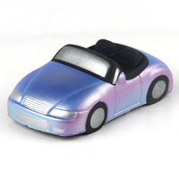 Balle anti-stress souple en mousse PU pour le transport, jouet anti-stress personnalisé avec logo, en forme de voiture de sport, jouet à presser