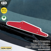 Amplificateur universel d'essuie-glace de voiture AC-62 2 pièces |   Aileron d'aide à la maniabilité à haute pression de vent |   Aile de pression anti-oscillation en ABS