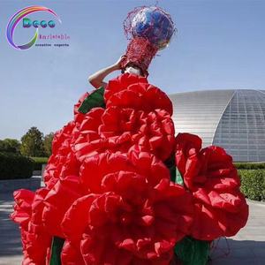 Disfraz Inflable de Flores para Actuaciones con Zancos, Accesorios para Fiestas de Circo y Desfiles <span class=keywords><strong>Art</strong></span>ísticos - Product Image 6