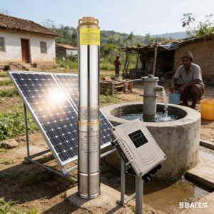 High Stainless Steel 30 Meter Borehole Solar Submersible <b>Pump</b> System Solar Powered Water <b>Pump</b> with OEM Support - Product Image 4