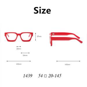 Monture de lunettes optiques carrées en acétate vintage pour femmes avec logo personnalisé, montures de lunettes de vue universelles pour femmes - Product Image 6