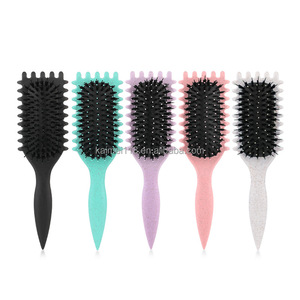 Q101 <span class=keywords><strong>Peine</strong></span> de plástico con cojín de aire <span class=keywords><strong>para</strong></span> moldear, masajear y dar volumen al cabello, ideal <span class=keywords><strong>para</strong></span> viajes y uso en salones - Product Image 1