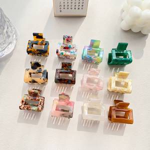 กิ๊บติดผมสีแดงแบบลำลองผลิตจากเซลลูโลสอะซิเตท5ซม. เป็นมิตรกับสิ่งแวดล้อม - Product Image 3