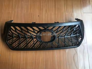 Nouveau Pare-chocs Avant Sportif Hilux Rocco 2019 avec Cadre de Calandre LED en ABS, Accessoires de Garniture Extérieure Homologués Chrome+Noir+Argent - Product Image 3