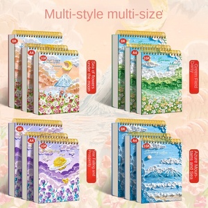 Carnet <span class=keywords><strong>de</strong></span> peinture graffiti A4 8K 16K quatre saisons avec reliure spirale, épaissi, carnet <span class=keywords><strong>de</strong></span> croquis d'art - Product Image 1