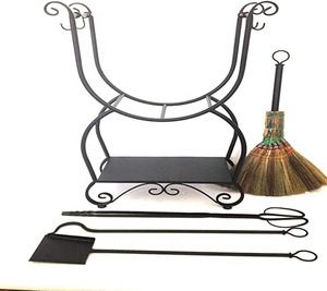 Kit d'outils de <span class=keywords><strong>cheminée</strong></span> de ferme, 5 pièces, écran de <span class=keywords><strong>cheminée</strong></span> noir, outils <span class=keywords><strong>pour</strong></span> <span class=keywords><strong>foyer</strong></span> - Product Image 1