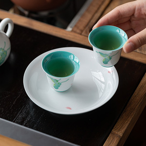 Guanlan Ceramics Round Teapot Holder Heat Resisting <b>Tea</b> Table Dry Brewing Tray Teapot Care Mat <b>Tea</b> <b>Set</b> Accessories - Product Image 4