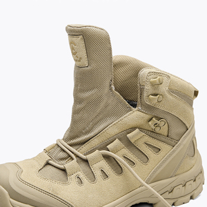 Bottes de randonnée en maille beige DSF26 respirantes pour l'extérieur toutes saisons, design montant - Product Image 3