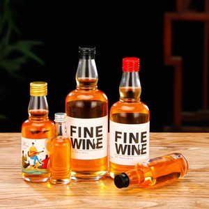 Botellas de Vino Vacías de Vidrio Clásicas de 375 ml/500 ml Más Vendidas con Tapas Metálicas para Vodka, Whisky, Ginebra, Brandy, Ron, Tequila. - Product Image 5