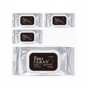 Salviette Detergenti Morbide Tony Moly Pro Clean, 50 Pezzi per Confezione, Set da Viaggio 4 Pacchi per la Rimozione del Trucco - Product Image 1