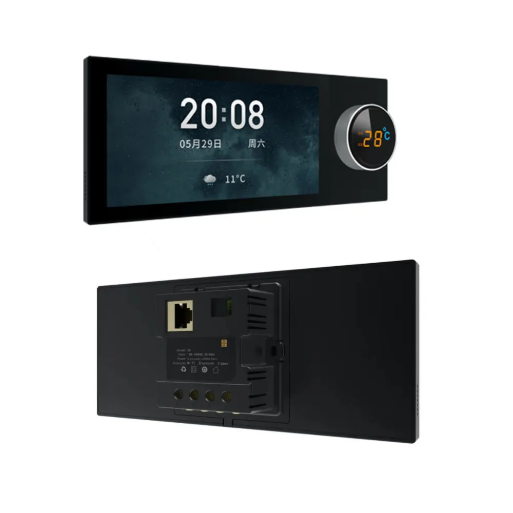 Tuya Smart Home Control System WiFi Touch Screen multifunzione Zigbee Gateway BLE pannello interruttori di controllo centrale In-wall