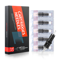 Cartouches d'aiguilles jetables en acier inoxydable 1003RS pour tatouage des sourcils, des lèvres, microblading, maquillage permanent PMU