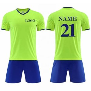 Ensemble <span class=keywords><strong>t</strong></span>-<span class=keywords><strong>shirt</strong></span> et short de football de couleur <span class=keywords><strong>Orange</strong></span>, vêtements de sport de qualité thaïlandaise, uniforme, vente en gros, - Product Image 5