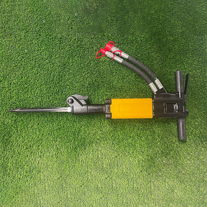 Martillo Hidráulico con Unidad de Potencia, Herramienta Portátil para Demolición de Hormigón, Amarillo, Accionado por Motor - Product Image 2