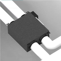 Système de ventilation à récupération de chaleur (HRV/ERV) flexible rectangulaire en acier galvanisé, anti-corrosion et économe en énergie, pour l'extérieur et l'intérieur des bâtiments.