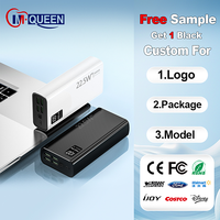 Chargeur portable personnalisé OEM 20000mAh Power Bank 30000mAh avec charge rapide Type C 10W Puissance de sortie pour téléphone portable