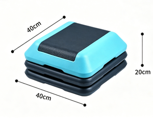 Plateformes de <span class=keywords><strong>step</strong></span> aérobique carrées à hauteur réglable – Équipement de fitness et d'entraînement en salle - Product Image 6