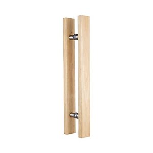 Guangdong Custom High-End Design Moderno Resistente a Alta Temperatura Sauna Maçaneta De Porta De Vidro Maçaneta De Porta De Madeira - Product Image 2