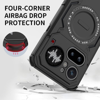 Pour Nothing Phone 4A Pro, vente en gros, lot de coques de téléphone magnétiques antichoc, charge sans fil, coque arrière personnalisée