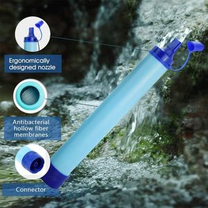 หลอดกรองน้ำพกพาสำหรับกิจกรรมกลางแจ้ง เครื่องกรองน้ำส่วนตัวสำหรับอุปกรณ์เอาตัวรอด น้ำดื่มฉุกเฉิน เดินป่า ตั้งแคมป์ และการเดินทาง - Product Image 5