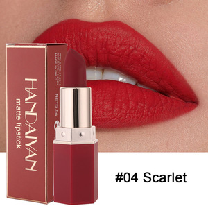 Ensemble de 6 rouges à lèvres mats en boîte, non-transférables et non-collants, <span class=keywords><strong>maquillage</strong></span> HANDAIYAN - Product Image 5