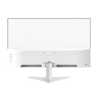 White 23.8" FHD 120Hz Curved HDR LCD Computer Monitor with Quick Release Design 1080P MVA Panel for Desktop and Home Gaming