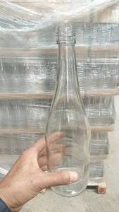 Bouteille d'eau en verre avec couvercle, brillant, 330ml, 500ml, 750ml, verre, gros ventre, eau minérale scintillante, 1 pièce - Product Image 4
