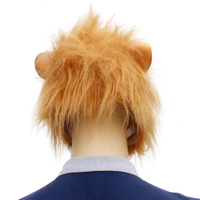 Masque en latex réaliste pour Halloween, masque d'horreur effrayant, masque intégral, tête de lion féroce et en colère, masque de fête en latex de caoutchouc