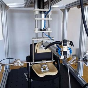 Bürostuhl Sitz lehne Haltbarkeit Tester Möbel prüfmaschine Büros tühle Bürostuhl Gegendruck für Test gerät - Product Image 3