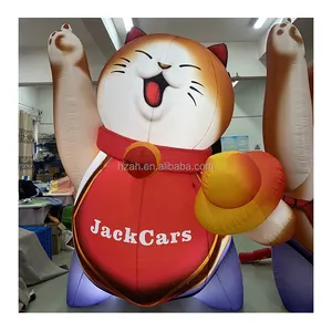 Hot sale giant inflatable lucky cat inflatable fortune cat for Chinese new year