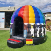 Château gonflable de musique Yuedong de 13 pieds tente de discothèque fête lumière LED maison de saut de danse dôme étanche