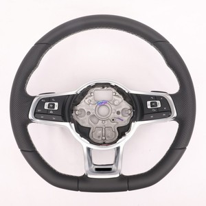 Volants en cuir perforé noir pour Audi I A3 A4 A5 A6 B7 8V B9 S3 <span class=keywords><strong>S4</strong></span> S5 RS3 RS4 RS5 RS6 RS7 C7 C8 - Product Image 4