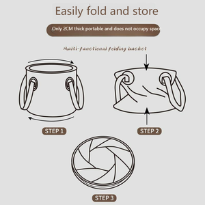 Mochila de Agua Plegable para Camping, de PVC Impermeable, 30L, Multifuncional, Portátil, para Pesca, Telescópica, para Vehículo - Product Image 6