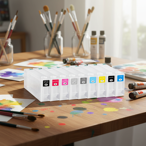 <span class=keywords><strong>Cartouche</strong></span> rechargeable vide OCBESTJET 9 couleurs 160 ml/pièce avec capteur de puce pour imprimante <span class=keywords><strong>Epson</strong></span> Stylus PRO 3800 <span class=keywords><strong>3880</strong></span> 3850 - Product Image 2