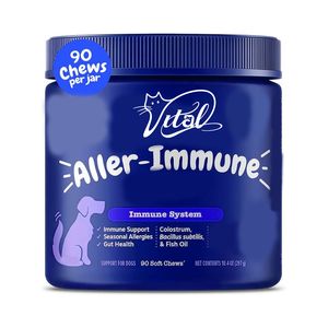 Antiltch Supplement Voor Hondenallergie Verlichting Omega 3 Probiotica Zacht Kauwt Voor Spijsvertering Gezondheid Seizoensgebonden Allergieën Voor Huisdieren Vis - Product Image 1