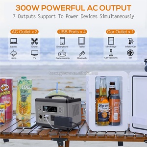 300W Portable Energy Storage Lithium Battery AC 110V Outdoor USB Backup Solar Generator Home Power Station for Camping - Product Image 3