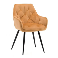 Fauteuil rembourré en velours capitonné étoilé pour la maison, les restaurants, les hôtels et les cafés (vente en gros)