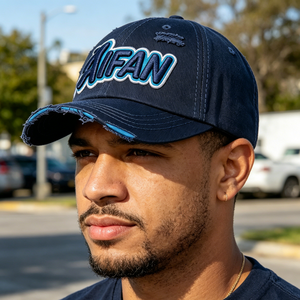 Casquette de baseball unisexe pour grandes têtes, en coton pur lavé, respirante, séchage rapide, pliable, avec broderie de lettres, idéale pour l'extérieur - Product Image 6
