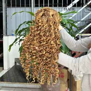 Fashion Design Natural Curly HD <b>Lace</b> Front Wig, Human Hair <b>Lace</b> <b>Closure</b>, Wholesale Price - Product Image 4