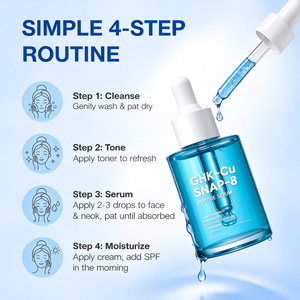 GHK Cu SNAP 8 Facial Serum With Copper Tripeptide 1 Sodium Hyaluronate Moisturizing Support Skin Barrier Smooth Fine Lines - Product Image 6